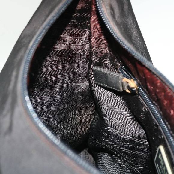 PRADA Shoulder Bag Nylon Black Auth 51650 - Picture 10 of 16